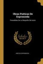 OBRAS POÉTICAS DE ESPRONCEDA