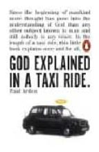 GOD EXPLAINED IN A TAXI RIDE