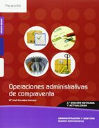operaciones administrativas de compraventa (2ª ed.)-maria jose escudero serrano-9788428335621 operaciones administrativas de compraventa (2ª ed.)-maria jose escudero serrano-9788428335621