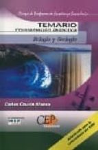 CUERPO DE PROFESORES DE ENSEÑANZA SECUNDARIA: BIOLOGIA Y GEOLOGIA : PROGRAMACION DIDACTICA: TEMARIO