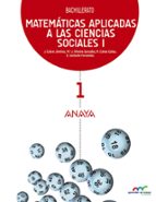 matemáticas aplicadas a las ciencias sociales i. 1º bachillerato castellano mec-9788467826951 matemáticas aplicadas a las ciencias sociales i. 1º bachillerato castellano mec-9788467826951