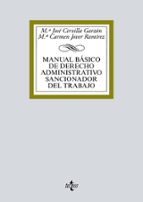 manual basico de derecho administrativo sancionador del trabajo-maria jose cervilla garzon-maria del carmen jover ramirez-9788430971961 manual basico de derecho administrativo sancionador del trabajo-maria jose cervilla garzon-maria del carmen jover ramirez-9788430971961