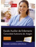 cuerpo auxiliar. escala auxiliar de enfermería comunidad autónoma de aragón. test materias específicas y supuestos-9788468159171 cuerpo auxiliar. escala auxiliar de enfermería comunidad autónoma de aragón. test materias específicas y supuestos-9788468159171