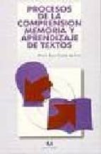 procesos de la comprension, memoria y aprendizaje de textos-maria rosa elosua de juan-9788488667571 procesos de la comprension, memoria y aprendizaje de textos-maria rosa elosua de juan-9788488667571