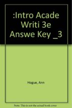 INTRODUCTION TO ACADEMIC WRITING, 3E ANSWER KEY