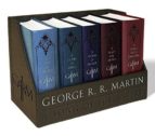 GEORGE R. R. MARTIN S A GAME OF THRONES LEATHER-CLOTH BOXED SET (SONG OF ICE AND FIRE SERIES): A GAME OF THRONES, A CLASH OF KINGS, A STORM OF SWORDS, A FEAST FOR CROWS, AND A DANCE WITH DRAGONS