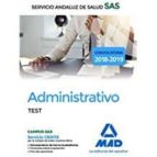 administrativo del servicio andaluz de salud: test-9788414217191 administrativo del servicio andaluz de salud: test-9788414217191