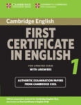 cambrige first certificate in english 1 for updated exam: studen t´s book with answers-9780521714501 cambrige first certificate in english 1 for updated exam: studen t´s book with answers-9780521714501