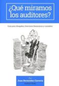 ¿qué miramos los auditores?-juan bermúdez clavería-9788460845201 ¿qué miramos los auditores?-juan bermúdez clavería-9788460845201