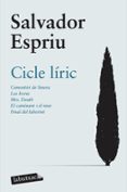 cicle liric-salvador espriu-9788492549801 cicle liric-salvador espriu-9788492549801