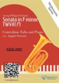 Descargar mobibook (TUBA PART) SONATA IN F MINOR - CONTRABASS TUBA AND PIANO 9791221336801  (Spanish Edition) de GEORG PHILIPP TELEMANN