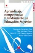 aprendizaje, competencias y rendimiento en educacion superior-9788471337511 aprendizaje, competencias y rendimiento en educacion superior-9788471337511