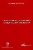la sociedad de gananciales: su liquidacion simultanea-jacobo b. mateo sanz-9788481558111 la sociedad de gananciales: su liquidacion simultanea-jacobo b. mateo sanz-9788481558111
