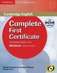 complete first certificate: workbook with audio cd (without answers)-9788483237311 complete first certificate: workbook with audio cd (without answers)-9788483237311