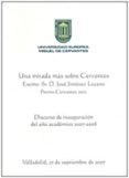 una mirada mas sobre cervantes excmo. sr. d. jose jimenez lozano-9788493593711 una mirada mas sobre cervantes excmo. sr. d. jose jimenez lozano-9788493593711