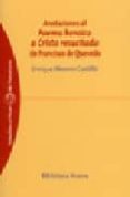 anotaciones al poema heroico a cristo resucitado de francisco de quevedo-enrique moreno castillo-9788497428811 anotaciones al poema heroico a cristo resucitado de francisco de quevedo-enrique moreno castillo-9788497428811