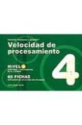 velocidad de procesamiento nivel 4: para niños y adolescentes de 12 a 16 años 60 fichas-jesus jarque garcia-9788498961911 velocidad de procesamiento nivel 4: para niños y adolescentes de 12 a 16 años 60 fichas-jesus jarque garcia-9788498961911