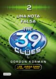 the 39 clues 2: una nota falsa-gordon korman-9788408098621 the 39 clues 2: una nota falsa-gordon korman-9788408098621