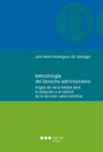 metodologia del derecho administrativo. reglas de racionalidad para la adopcion-jose maria rodriguez de santiago-9788491230021 metodologia del derecho administrativo. reglas de racionalidad para la adopcion-jose maria rodriguez de santiago-9788491230021