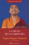 la dicha de la sabiduria: abrazar el cambio y encontrar la libert ad (3ª ed.)-yongey mingyur rimpoche-eric swanson-9788493780821 la dicha de la sabiduria: abrazar el cambio y encontrar la libert ad (3ª ed.)-yongey mingyur rimpoche-eric swanson-9788493780821