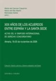 xxx años de los acuerdos entre españa y las santa sede-9788498367621 xxx años de los acuerdos entre españa y las santa sede-9788498367621