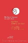 escribir: como y por que: libro de apoyo a suki-ann m. sharp-matthew lipman-9789875000421 escribir: como y por que: libro de apoyo a suki-ann m. sharp-matthew lipman-9789875000421