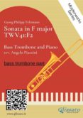 Libros online gratis sin descarga (TROMBONE PART) SONATA IN F MAJOR - BASS TROMBONE AND PIANO  de GEORG PHILIPP TELEMANN