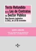 texto refundido de la ley de contratos del sector público (5ª ed. 2016)-9788430968831 texto refundido de la ley de contratos del sector público (5ª ed. 2016)-9788430968831