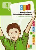 apdi 4: aprendo a pensar desarrollando mi inteligencia (4º educac ion primaria)-9788472781931 apdi 4: aprendo a pensar desarrollando mi inteligencia (4º educac ion primaria)-9788472781931