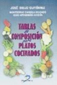 tablas de composicion para platos cocinados-jose bello gutierrez-9788479783631 tablas de composicion para platos cocinados-jose bello gutierrez-9788479783631