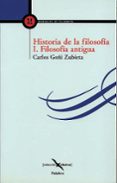 historia de la filosofia-carlos goñi zubieta-9788482396231 historia de la filosofia-carlos goñi zubieta-9788482396231