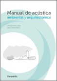 manual de acústica ambiental y arquitectónica-rodrigo aviles lopez-9788428338141 manual de acústica ambiental y arquitectónica-rodrigo aviles lopez-9788428338141