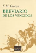 breviario de los vencidos-emile michel cioran-9788483105641 breviario de los vencidos-emile michel cioran-9788483105641
