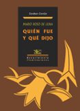 mario roso de luna. quien fue y que dijo-esteban cortijo-9788484723141 mario roso de luna. quien fue y que dijo-esteban cortijo-9788484723141