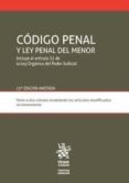 codigo penal y ley penal del menor 25ª ed 2017-9788491690641 codigo penal y ley penal del menor 25ª ed 2017 9788491690641