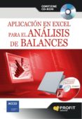 aplicacion en excel (cd-rom) para el analisis de balances-9788496998841 aplicacion en excel (cd-rom) para el analisis de balances-9788496998841