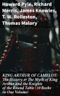 Descargar libro en formato pdf KING ARTHUR OF CAMELOT: THE HISTORY & THE MYTH OF KING ARTHUR AND THE KNIGHTS OF THE ROUND TABLE (10 BOOKS IN ONE VOLUME)  (edición en inglés) 8596547668251 de HOWARD PYLE, RICHARD MORRIS, JAMES KNOWLES