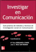 investigar en comunicacion-mª rosa berganza conde-9788448198251 investigar en comunicacion-mª rosa berganza conde-9788448198251
