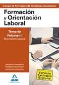 cuerpo de profesores de enseñanza secundaria. formacion y orientacion laboral. volumen i. orientacion laboral-9788466541251 cuerpo de profesores de enseñanza secundaria. formacion y orientacion laboral. volumen i. orientacion laboral-9788466541251