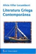 literatura griega contemporanea-alicia villar lecumberri-9788495140951 literatura griega contemporanea-alicia villar lecumberri-9788495140951