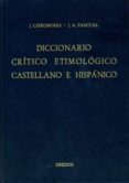 y-z, indices: diccionario critico etimologico castellano e hispan ico (t. 6)-joan coromines-jose antonio pascual-9788424914561 y-z, indices: diccionario critico etimologico castellano e hispan ico (t. 6)-joan coromines-jose antonio pascual-9788424914561