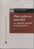 poder, gobierno, autoridad-montserrat herrero-9788425916861 poder, gobierno, autoridad-montserrat herrero-9788425916861