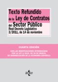 texto refundido de la ley de contratos del sector público-9788430965861 texto refundido de la ley de contratos del sector público-9788430965861