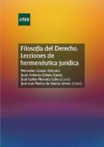 filosofia del derecho. lecciones de hermeneutica juridica-9788436253061 filosofia del derecho. lecciones de hermeneutica juridica-9788436253061