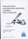 traducción literaria, otras traducciones especializadas y disciplinas afines a la traducción-mª del carmen camus camus-9788490455661 traducción literaria, otras traducciones especializadas y disciplinas afines a la traducción-mª del carmen camus camus-9788490455661