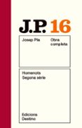 homenots, segona serie-josep pla-9788497101561 homenots, segona serie-josep pla-9788497101561