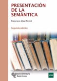presentación de la semántica (2ª ed.)-francisco abad nebot-9788499611761 presentación de la semántica (2ª ed.)-francisco abad nebot-9788499611761