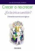 crecer o no crecer: ¿es la unica cuestion?: el bienestar economico en el siglo xxi-ana belen miquel burgos-9788436837971 crecer o no crecer: ¿es la unica cuestion?: el bienestar economico en el siglo xxi-ana belen miquel burgos-9788436837971