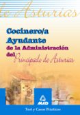 cocinero/a ayudante de la administracion del principado de asturi as: test y casos practicos-9788466523271 cocinero/a ayudante de la administracion del principado de asturi as: test y casos practicos-9788466523271