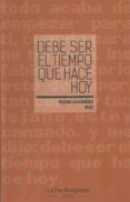 debe ser el tiempo que hace hoy-pedro guerrero ruiz-9788494799471 debe ser el tiempo que hace hoy-pedro guerrero ruiz-9788494799471